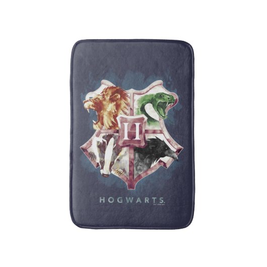 Harry Potter | HOGWARTS™ Crest Waterverf Badmat (Voorkant Verticaal)