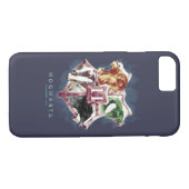 Harry Potter | HOGWARTS™ Crest Waterverf Case-Mate iPhone Case (Achterkant (Horizontaal))