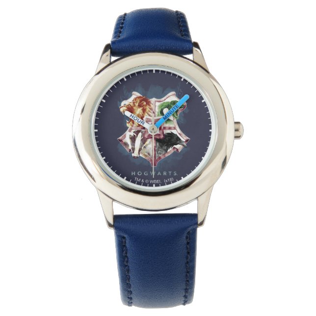 Harry Potter | HOGWARTS™ Crest Waterverf Horloge (Voorkant)