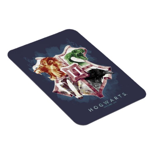 Harry Potter | HOGWARTS™ Crest Waterverf Magneet (Rechterzijde)