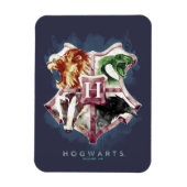 Harry Potter | HOGWARTS™ Crest Waterverf Magneet (Verticaal)