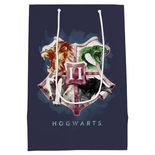 Harry Potter | HOGWARTS™ Crest Waterverf Medium Cadeauzakje (Achterkant)