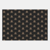 Harry Potter | Hogwarts Crossed Wands Crest Inpakpapier Vel (Voorkant)