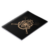 Harry Potter | Hogwarts Crossed Wands Crest Notitieboek (Linkerzijde)