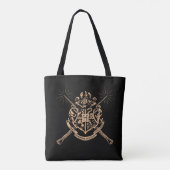 Harry Potter | Hogwarts Crossed Wands Crest Tote Bag (Achterkant)