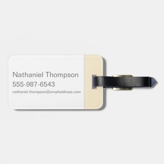 Harry Potter | Hogwarts Express Typografie Bagagelabel (Achterkant horizontaal)