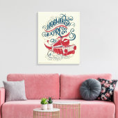 Harry Potter | Hogwarts Express Typografie Canvas Afdruk (Insitu (Woonkamer))