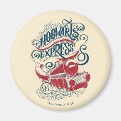 Harry Potter | Hogwarts Express Typografie Magneet (Voorkant)