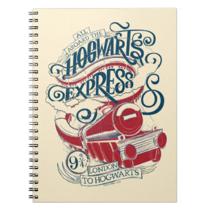 Harry Potter   Hogwarts Express Typografie Notitieboek