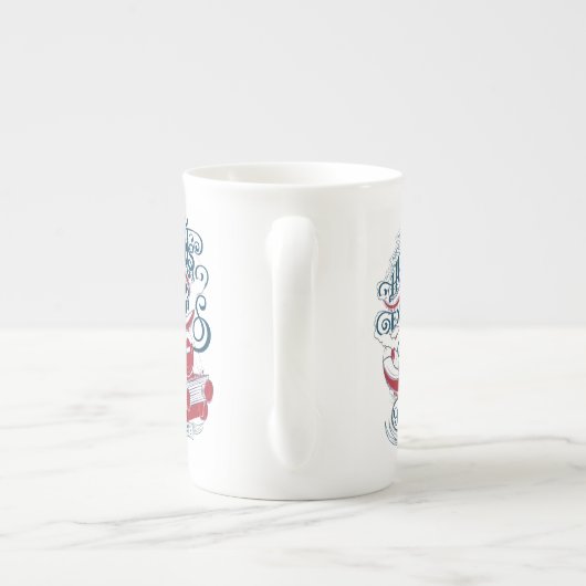 Harry Potter | Hogwarts Express Typografie Porselein Kop (Achterkant)