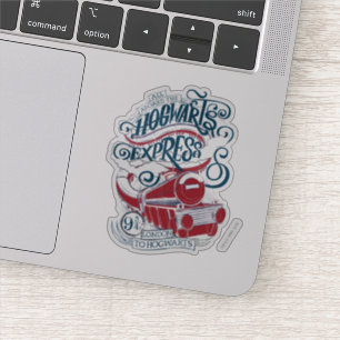 Harry Potter Hogwarts Express Typografie Sticker