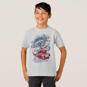 Harry Potter | Hogwarts Express Typografie T-shirt (Voorkant volledig)
