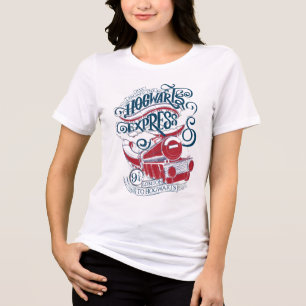 Harry Potter   Hogwarts Express Typografie Tri-Blend Shirt