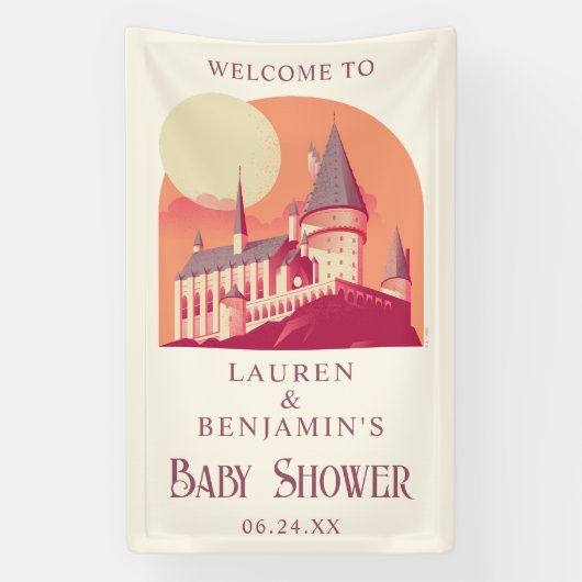 Harry Potter | Hogwarts Girl Baby Shower Spandoek (Verticaal)