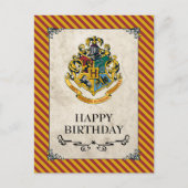 Harry Potter| Hogwarts Happy Birthday Briefkaart (Voorkant)