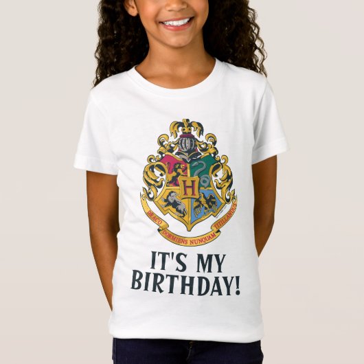 Harry Potter | Hogwarts - Het is mijn verjaardag T-shirt (Voorkant)