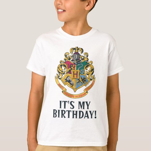 Harry Potter | Hogwarts - Het is mijn verjaardags T-shirt (Voorkant)