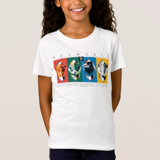 Harry Potter | HOGWARTS™ Huis Symbolen T-shirt (Voorkant)