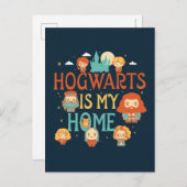 HARRY POTTER™ | HOGWARTS™ IS MIJN THUIS BRIEFKAART (Voorkant / Achterkant)