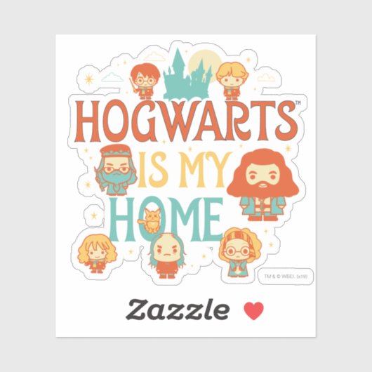HARRY POTTER™ | HOGWARTS™ IS MIJN THUIS STICKER (Vel)