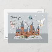 Harry Potter Hogwarts Kasteel Baby Shower Bedankt Briefkaart (Voorkant / Achterkant)