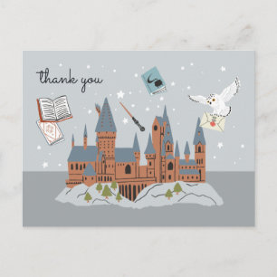 Harry Potter Hogwarts Kasteel Baby Shower Bedankt Briefkaart