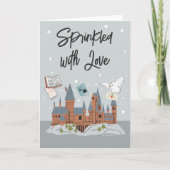 Harry Potter | Hogwarts Kasteel Baby Shower Kaart (Voorkant)