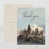 Harry Potter Hogwarts Kasteel Bruiloft Bedankt Briefkaart (Voorkant / Achterkant)