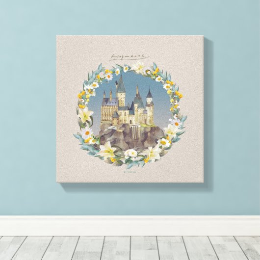 HARRY POTTER™ | HOGWARTS™ KASTEEL CANVAS AFDRUK (Insitu (Houten vloer))