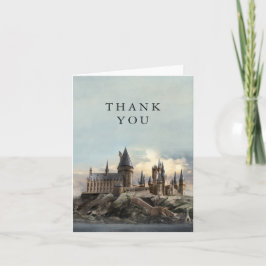 Harry Potter Hogwarts Kasteel Dank Je Bedankkaart