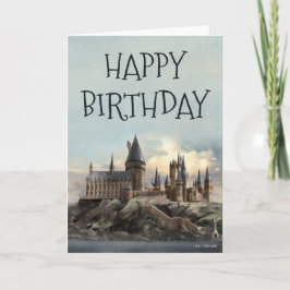 Harry Potter Hogwarts Kasteel Gefeliciteerd Kaart