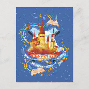 Harry Potter  HOGWARTS™-kasteel laden Briefkaart