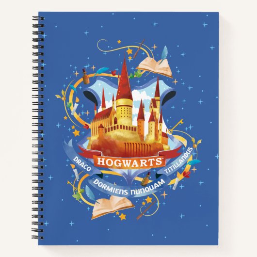 Harry Potter| HOGWARTS™-kasteel laden Notitieboek (Voorkant)