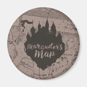 Harry Potter   HOGWARTS™ Kasteel Sluipwegplattegro Magneet