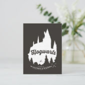 Harry Potter | HOGWARTS™ Kasteel Typografie Briefkaart (Staand voorkant)