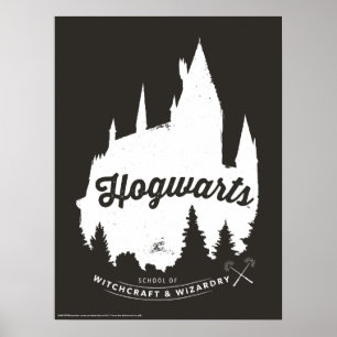 Harry Potter   HOGWARTS™ Kasteel Typografie Poster