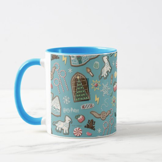 HARRY POTTER™ HOGWARTS™ Kerst Koek Patroon Mok (Links)