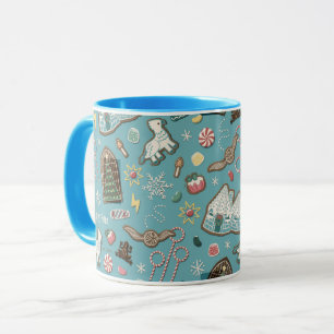 HARRY POTTER™ HOGWARTS™ Kerst Koek Patroon Mok