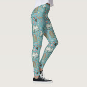 HARRY POTTER™ HOGWARTS™ Kerst Koekjes Patroon Leggings (Rechts)