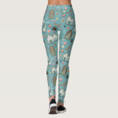 HARRY POTTER™ HOGWARTS™ Kerst Koekjes Patroon Leggings (Achterkant)