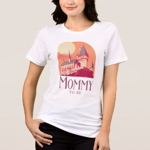Harry Potter   Hogwarts Meisje Baby Shower Tri-Blend Shirt