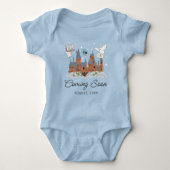 Harry Potter & Hogwarts New Baby Announcement Romper (Voorkant)