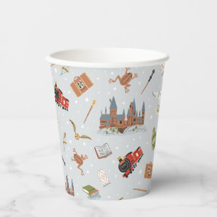 Harry Potter Hogwarts Patroon Baby Shower Papieren Bekers