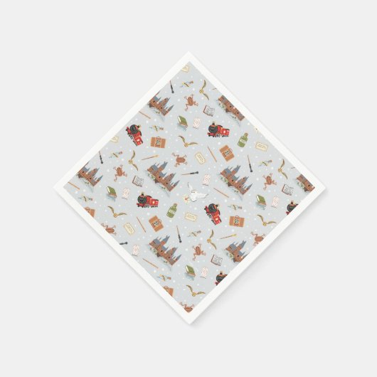 Harry Potter | Hogwarts Pattern Baby shower Servet (Hoek)