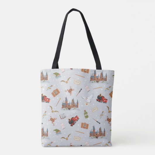 Harry Potter | Hogwarts Pattern Baby Shower Tote Bag (Achterkant)