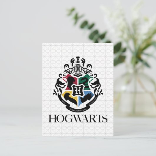 Harry Potter | HOGWARTS™ Pride School Crest Briefkaart (Staand voorkant)