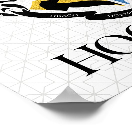 Harry Potter | HOGWARTS™ Pride School Crest Poster (Hoek)