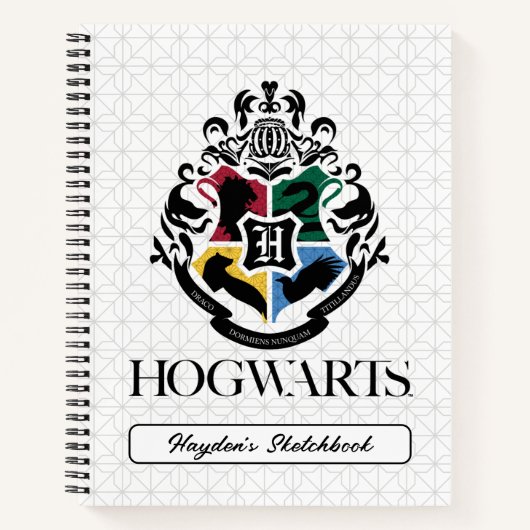 Harry Potter | HOGWARTS™ Pride School Crest Schets Notitieboek (Voorkant)
