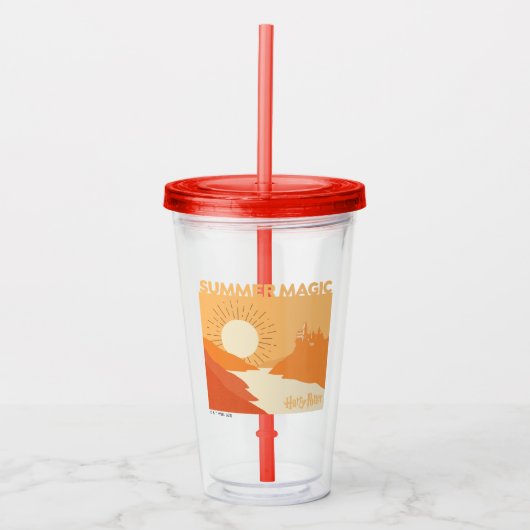 HARRY POTTER™ | HOGWARTS™ Summer Magic Acryl Drinkbeker (Voorkant)