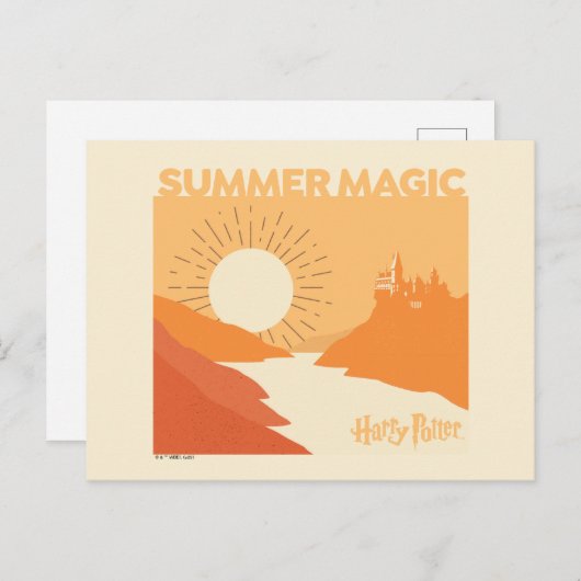 HARRY POTTER™ | HOGWARTS™ Summer Magic Briefkaart (Voorkant / Achterkant)